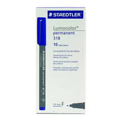 Staedtler Bullet tip Blue 10pc(s) permanent marker