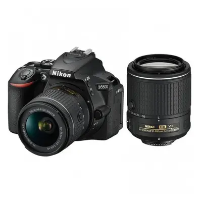 NIKON D5600 KIT AF-P 18-55MM F3.5-5.6G VR + AF-S 55-200MM F4-5.6G