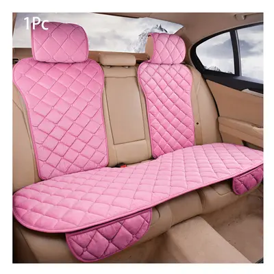 (Rear Light Pink 1pc) Plush Car Seat Cover Set Universal Pink Seat Cushion Auto Seat Protector