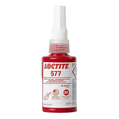 577, Medium Strength Industrial Adhesive for Thread Sealing, Universal Liquid Adhesive for Pipes