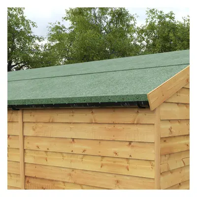 (13m x 1m Roll) Green Mineral Shed Felt - Premium Shed Roofing Felt