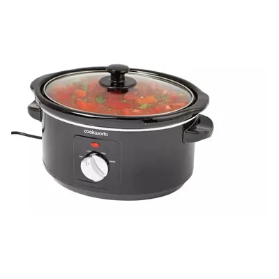 Cookworks 3.5L Slow Cooker - Black