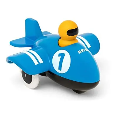 BRIO Airplane Push Along Toy Toddler for Kids Months and Up