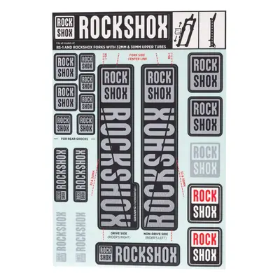 RockShox Decal Kit 3032mm Gray Color Matching Kit