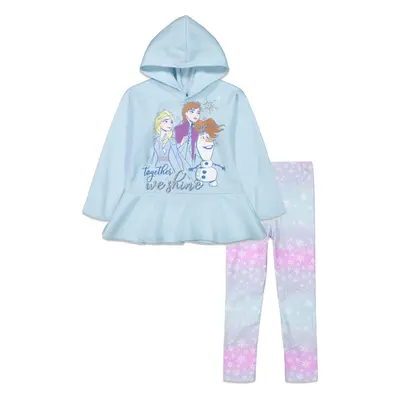 Disney Frozen Olaf Princess Anna Elsa Toddler Girls Hoodie and Legging