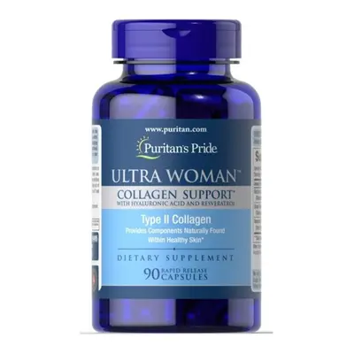 Puritan's Pride, Ultra WomanCollagen Support 1000mg with Hyaluronic Acid, 90Cap