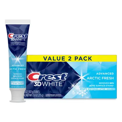 Crest 3D White Arctic Fresh Whitening Toothpaste 3.8 oz (107 g) 2-Pack