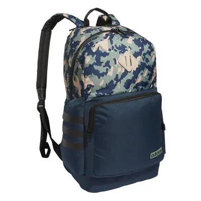 adidas Classic 3S Backpack Essential Camo Crew Navy-Silver Green/Crew Navy/Black One Size