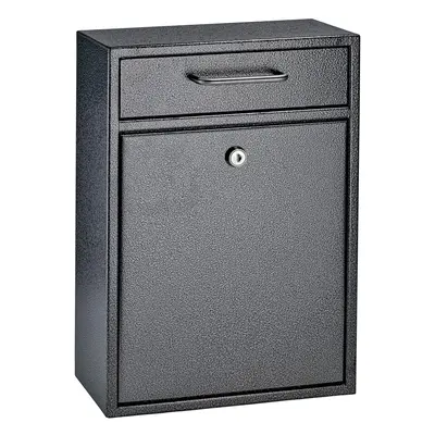 Mail Boss High Security Steel Locking Wall Mounted Mailbox-Office Comment Letter Deposit Galaxy 