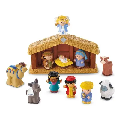 Mattel BLV77, Fisher Price, Little People nativity play set, stationar