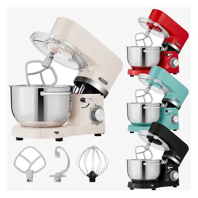 Stand Mixer Food Processor W Cream | Kneading Machine | x Stainless Steel Mixing Bowls | Low Noi