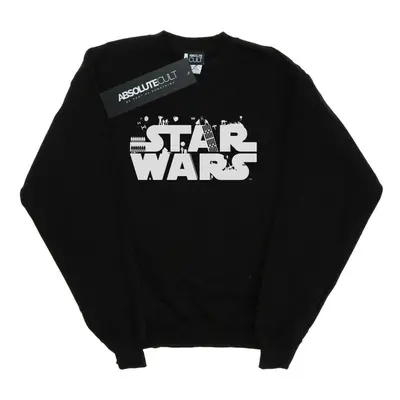 (M, Black) Star Wars Womens/Ladies Minimalist Logo Sweatshirt