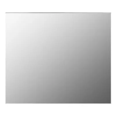 vidaXL Frameless Mirror 80x60cm Glass Perspex Wall Mirror Sheet Makeup Studio