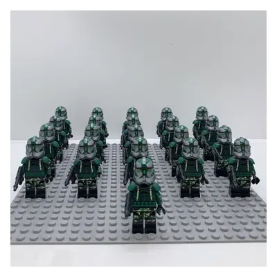 (Star Wars-X) 21PCS Star Wars 501st Clone Troopers Rex Minifigures Kids Toy Set Fit Lego (Exclud