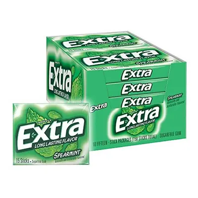 Wrigleys Extra Spearmint Sugarfree Chewing Gum Box Of x Stick Packs