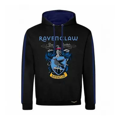 (XL, Black/Navy) Harry Potter Unisex Adult Ravenclaw Pullover Hoodie