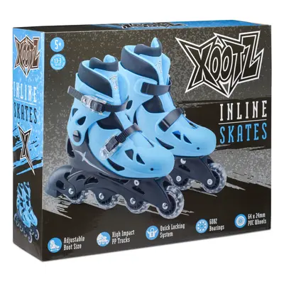 Xootz Blue Inline Skates in Medium adjustable to fit sizes 13-3ï»¿