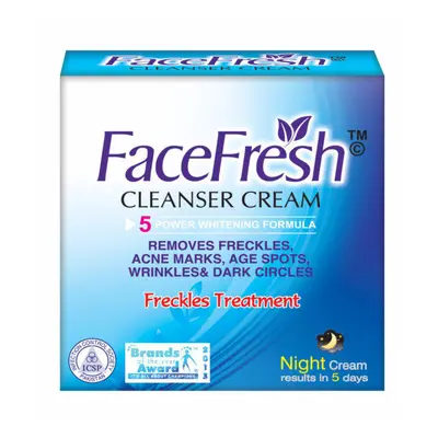 FaceFresh Beauty Cleanser Cream Deep Cleansing and Hydrating Formula For All Skin Types, Anti-Ag