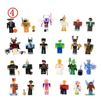 (Version 4(24pcs)) 24pcs/set Version Roblox Action Figure Collection