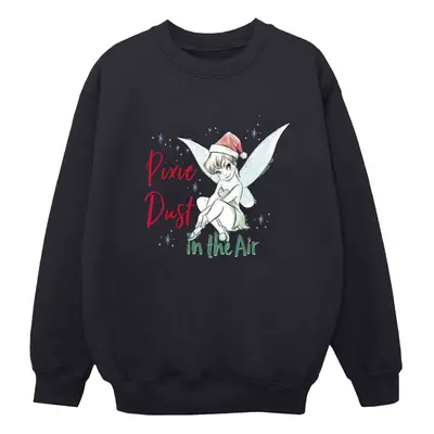 (S, Navy Blue) Disney Womens/Ladies Tinker Bell Pixie Dust Sweatshirt