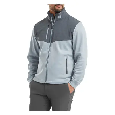 (XL, Charcoal) Footjoy Mens ThermoSeries Hybrid Moisture Wicking Stretch Golf Jacket