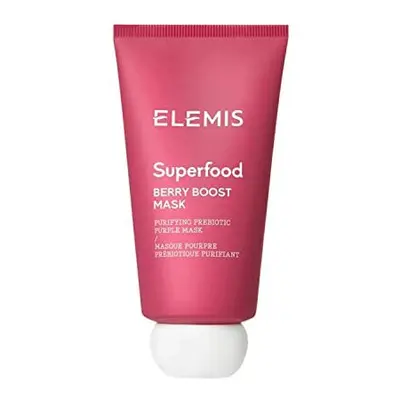 ELEMIS Superfood Berry Boost Mask, Mattifying Prebiotic Face Mask, Deeply Purifying Smoothie-Ins