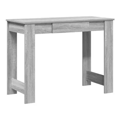 (grey sonoma) vidaXL Desk Concrete Grey 100x45x75 cm Engineered Wood office desk study desk