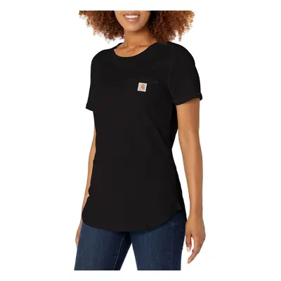 Carhartt Women's Force Relaxed Fit Midweight Pocket T-Shirt Black