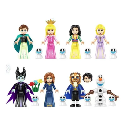 (Style C 8pcs) 24PCS Beauty and the Beast Minifigures Toys Fit Lego