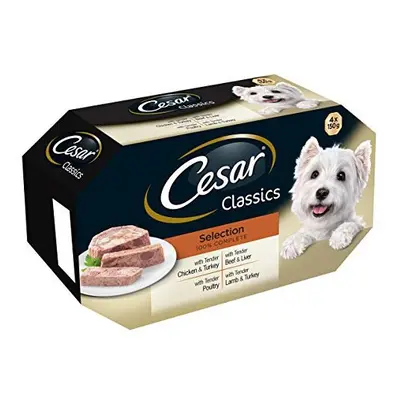 Cesar Classics Wet Dog Food for Adult Dogs, x 150g