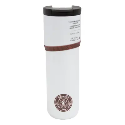 Starbucks The First Store Pike Place StainlessSteel Tumbler oz White