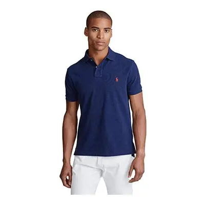 POLO RALPH LAUREN classic Fit Mesh Pony Logo Polo Shirt (M NavyRedPon