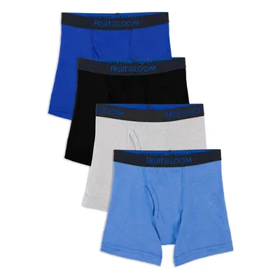 Fruit of the Loom Boys Breathable Boxer Briefs Toddler-4 Pack-cotton