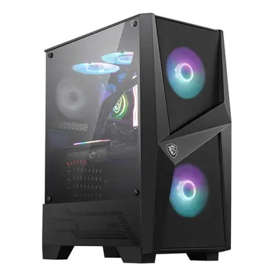 MSI MAG FORGE 100R Midi-Tower Black,Transparent