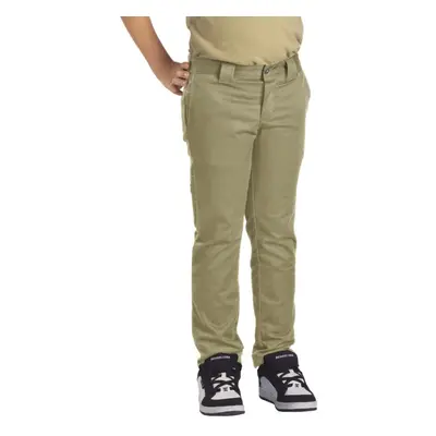 Dickies Big Boys' Skinny Straight Pant Khaki