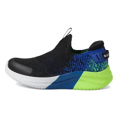 Skechers Kids Boy's Slip Ins Ultra Flex 3.0 Sneaker Black/Blue/Lime