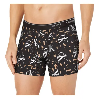 Calvin Klein Men's CK One Micro Boxer Briefs Intersection Logo Print