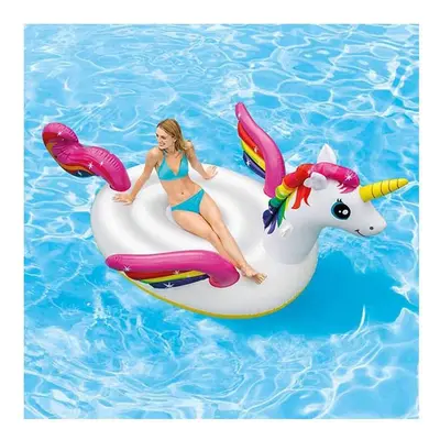 Intex Mega Unicorn Island Inflatable Ride On for the Pool or Beach