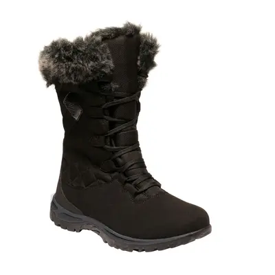 (7 UK, Black/Briar) Regatta Great Outdoors Womens/Ladies Newley Faux Fur Trim Thermo Boots