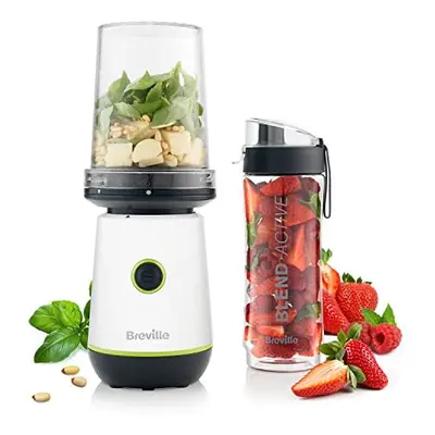 Breville Blend Active Compact Food Processor and Smoothie Maker | 350W | Processor Bowl (450ml) 