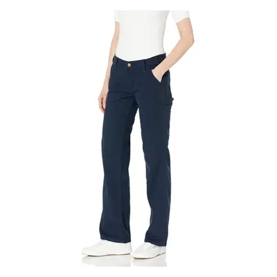 carhartt Womens Rugged Flex Loose Fit canvas Work Pant Navy Tall