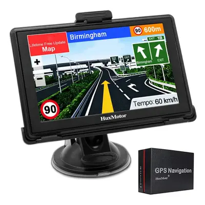 (5 inch) SAT NAV Map, Jimwey GPS Navigation for Car Lorry Truck with Voice Guidance and Speed Ca