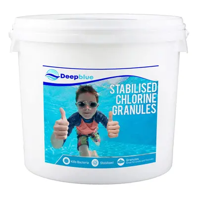 Deep Blue Pro - Stabilised Chlorine Granules 5kg Rapid dissolve Neutral PH