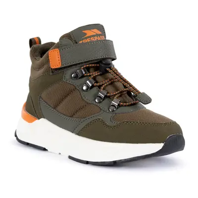 (29, Khaki) Trespass Kids Walking Boots Waterproof Cady