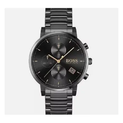 HUGO BOSS MENS INTEGRITY CHRONO WATCH HB1513780 BLACK