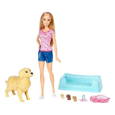 Barbie Newborn Pups Doll & Pets