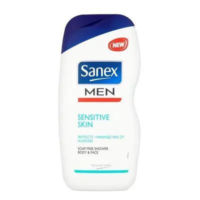 Sanex Men Sensitive Shower Gel, ml