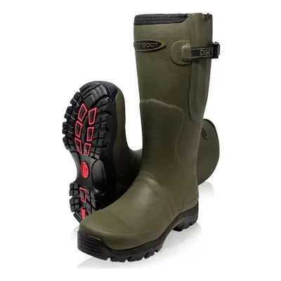 (6 UK EU40) Dirt Boot Men`s Neoprene Fleece Lined Rubber Wellington Muck Wellies Thermal Winter 