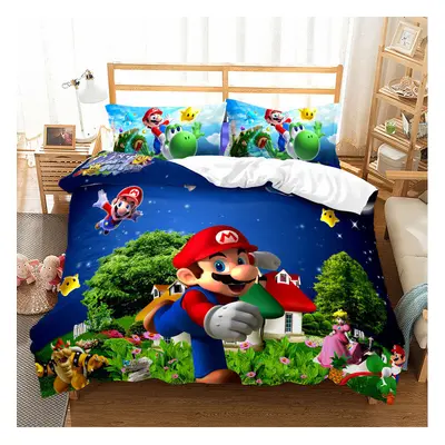 (Style 12, Double) Super Mario Bedding Single Double Duvet Cover UK