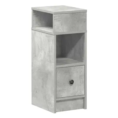 (concrete grey, pcs) vidaXL Bedside Cabinets with Drawer Nightstand Bed Side Table Side Cabinet